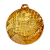 Medal złoty 50 mm piłka nożna